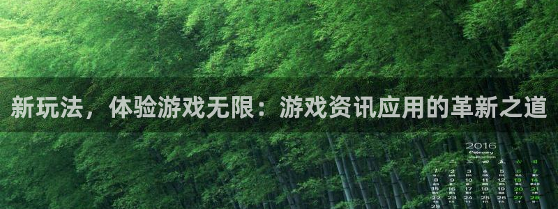赢咖娱乐注册测速：新玩法，体验游戏无限：游戏资讯应用的革新之