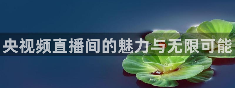 833足球比赛免费直播：央视频直播间的魅力与无限可能