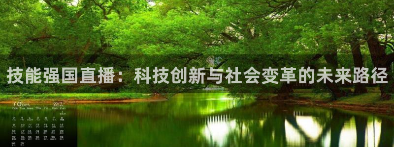 833体育直播：技能强国直播：科技创新与社会变革的未来路径